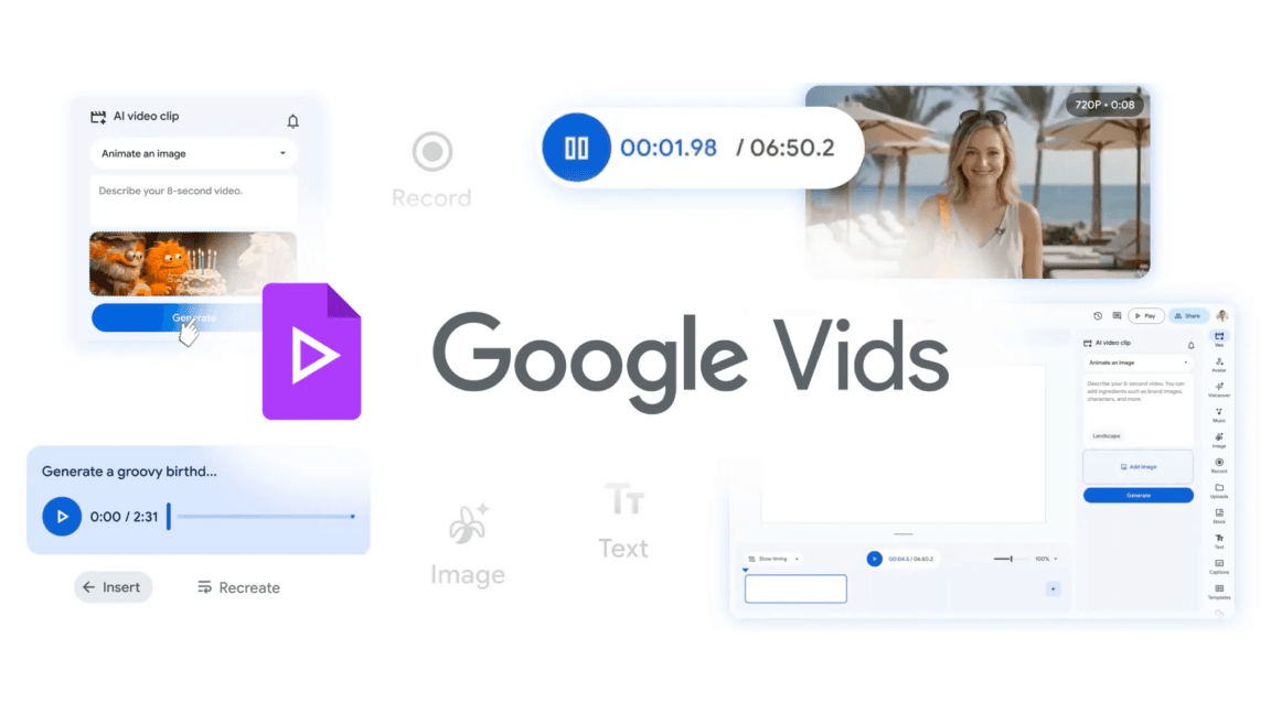 Google Vids Supercharged by AI: Integrating Veo, Lyria, and Directable Avatars